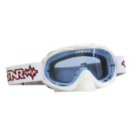 Hybrid MX Goggle: Tear Off - White