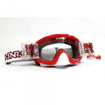Hybrid XL Roll Off Goggle: Red