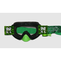Hybrid XL Roll Off Goggle: Black / Green 