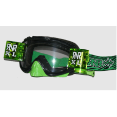 Hybrid XL Roll Off Goggle: Black / Green Hybrid XL Roll Off Goggle: Black / Green