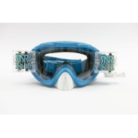 Hybrid XL Roll Off Goggle: Matt Blue