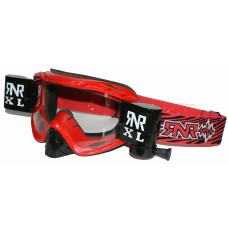 Hybrid XL Roll Off Goggle: Red / Black