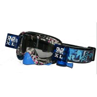 Hybrid XL goggle: 36 mm film / blue tattoo