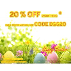 EGG20 - 20% OFF EVERYTHING