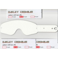 50% OFF: 60 x tear offs Oakley Crowbar pattern (3 x 20 pack)