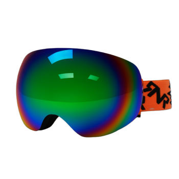 IC1 Snow Goggle - Neon Orange, Green Lens