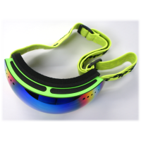 IC1 Snow Goggle - Neon Yellow, Green Lens